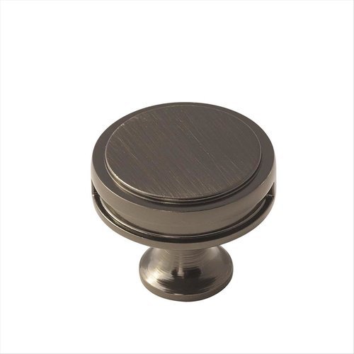 Amerock BP36603GM, 13/8 Inch Diameter Oberon Knob, Gunmetal