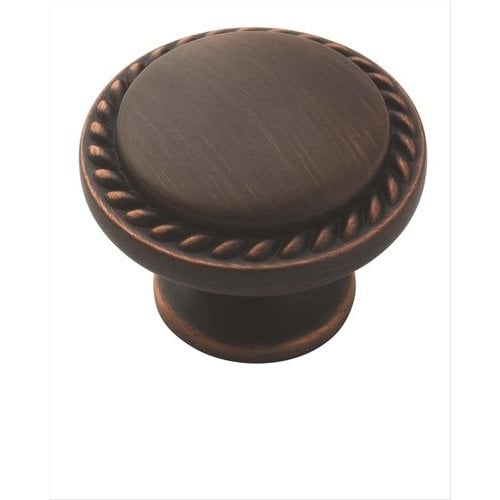 Amerock Allison Value Hardware 1-1/8 Inch Diameter Oil Rubbed Bronze