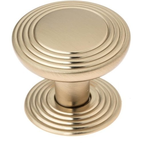 Richelieu BP707032CHBRZ, Transitional 11/4 Inch Diameter Metal Knobs