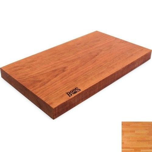 John Boos 13 Inch x 12 Inch x 1-3/4 Inch Reversible Cutting Board, Cherry  CHY-RST1312175 | CabinetParts.com