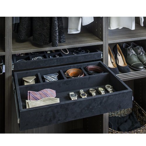 Hardware Resources JD124BL, 237/8 Inch Width 5 Compartment Felt