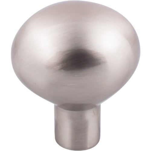 Top Knobs M2068, 17/16 Inch Length Aspen II Egg Knob, Brushed