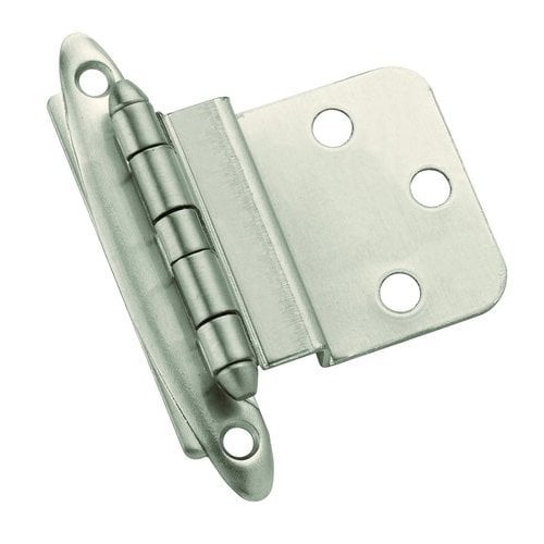 Furniture Cabinet Hinges Inset Polished Nickel 3/4" x 3/4" x 4" hx178 