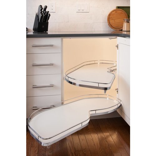 Swing Right Blind Corner Kitchen Cabinet Pull Out Organizer for 36