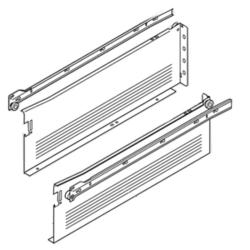 Blum 320H5500C15, Metabox Slide 6" Height x 22" Length, White