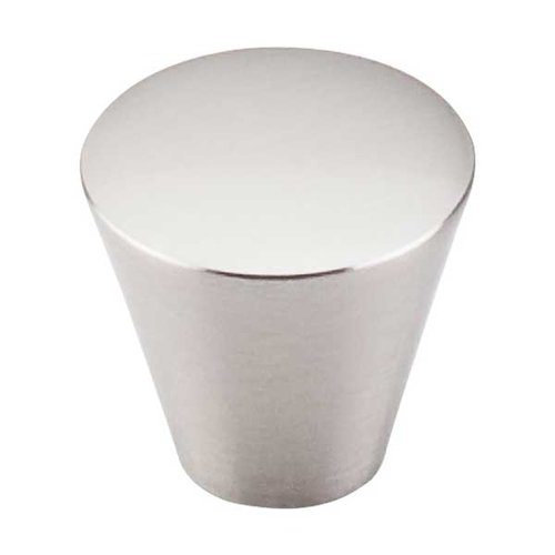 Top Knobs 11/16 Inch Length Nouveau Cone Knob, Brushed Satin