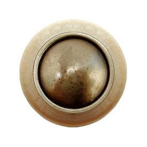 Notting Hill Classic 11/2 Inch Diameter Antique Brass Knob NHW