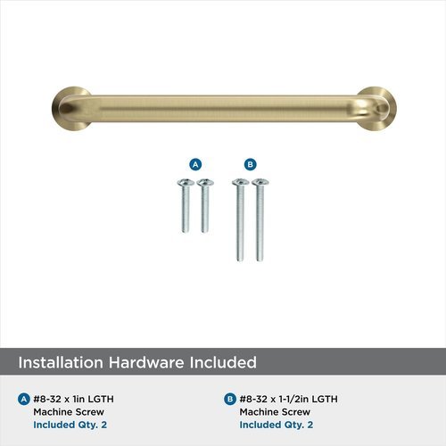 Amerock BP36781BBZ, Factor 3-3/4 Inch Center to Center Arch Amerock BP36781BBZ, Factor 3-3/4 Inch Center to Center Arch