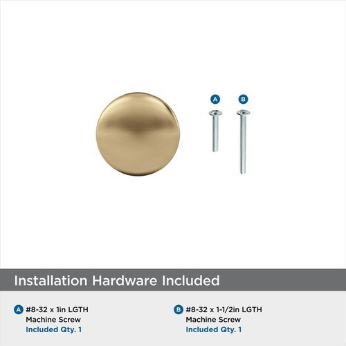 Amerock BP55362CZ, Riva 1-1/4 Inch Diameter Cabinet Knob Amerock BP55362CZ, Riva 1-1/4 Inch Diameter Cabinet Knob