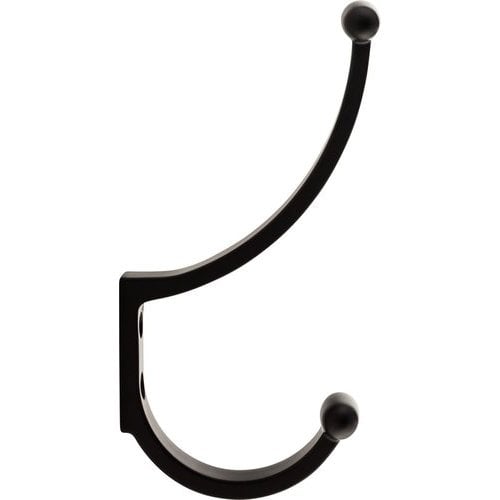 Top Knobs TK1066BLK, 6-1/8 Inch Length Emerald Hook, Flat Black ...