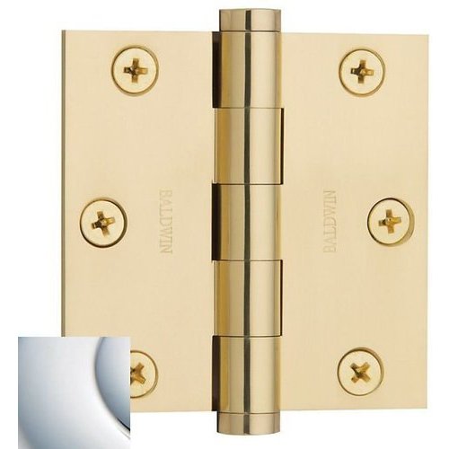 Baldwin Hardware 1030260I, 3 Inch Width x 3 Inch Height Mortise Square