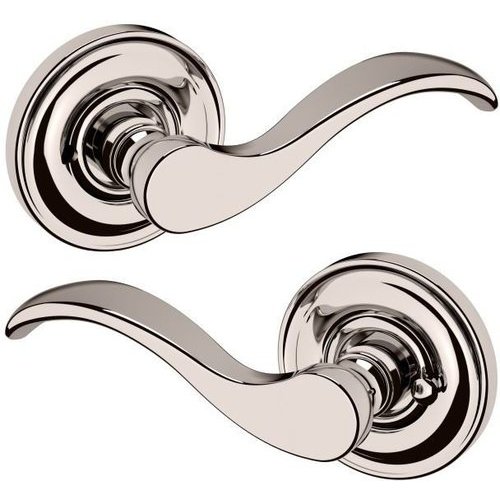 Baldwin Hardware 5455V055PRIV, Preconfigured 5455V Wave Door Lever with