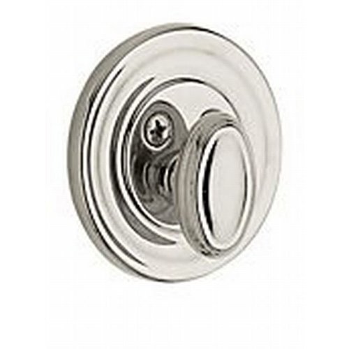 Baldwin Hardware 8231055PAT, Traditional Patio Deadbolt for 21/8 Inch Bore Hole, Lifetime