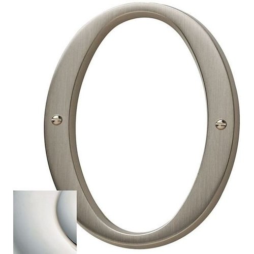 Baldwin Hardware 90670140, 43/4 Inch Carded House Number 0, Bright