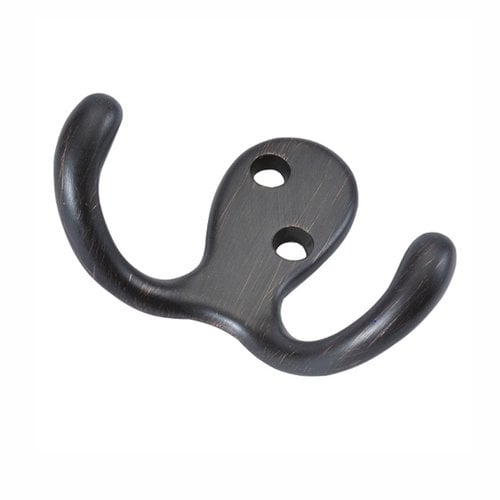 Hickory Hardware P27115-VB, Double Utility Coat Hook Vintage Bronze ...