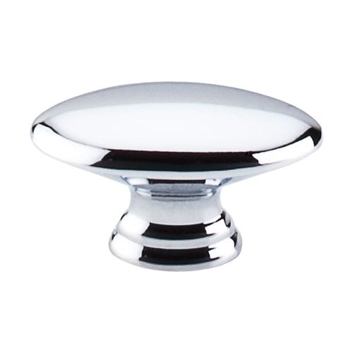 Top Knobs M380, 3/4 Inch Length Nouveau Oval Knob, Polished