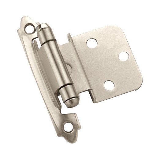 Amerock CM7128G10, 3/8" Inset Hinge Satin Nickel