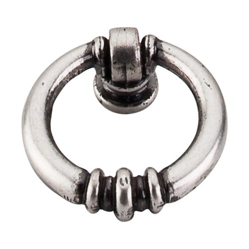 Top Knobs M173, 1-5/8 Inch Length Tuscany Newton Ring Pull, Pewter ...