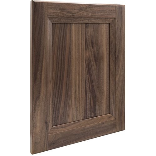 Cabinet Door Sample Unfinished Walnut, Unfinished Solid Wood Cabinet Doors