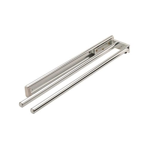 Hafele 510.54.221, Chrome Finish 2 Bar Towel Rack | CabinetParts.com