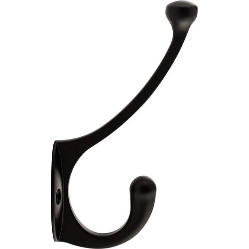 Top Knobs TK1064BLK, 5-9/16 Inch Length Bergen Hook, Flat Black ...