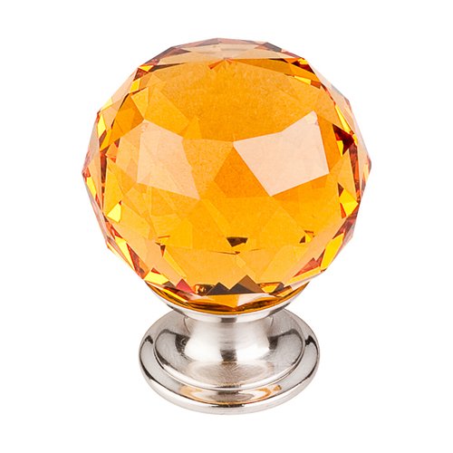Top Knobs TK112BSN, 13/8 Inch Length Crystal Disco Knob