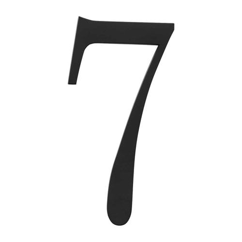 Atlas Homewares TRN7-BL, Traditionalist House Number Seven Black ...