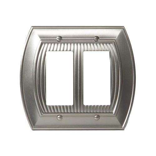Amerock Allison Two Rocker Wall Plate Satin Nickel