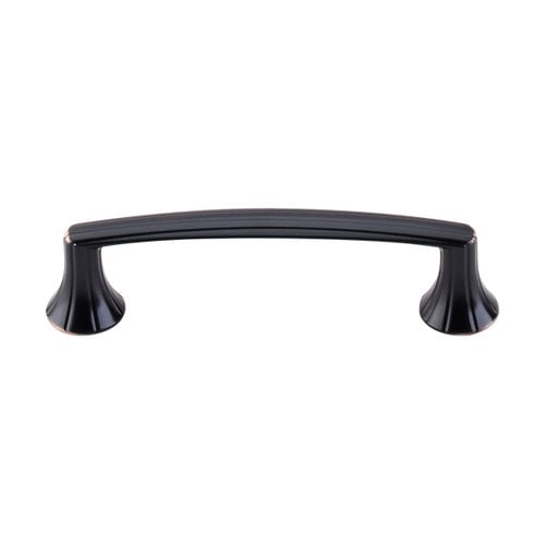 Top Knobs M1637, 33/4 Inch Center to Center Edwardian Rue Pull