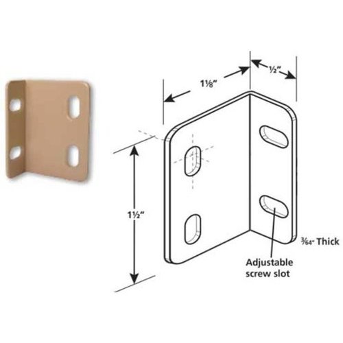 Fastcap 11/2 Inch Height Long Metal Kolbe Korner Drawer Front Mounting