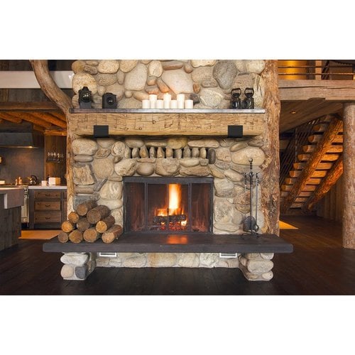 Federal Brace 40184, Appalachian Flat Black Mantel Bracker 6