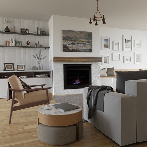 Federal Brace 60 Inch Width x 6 Inch Depth Floating Fireplace Mantel, Teak  FB-08033 | CabinetParts.com