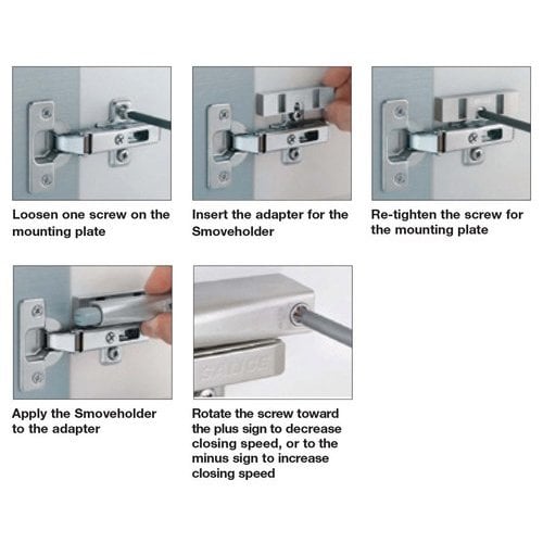 Salice Soft Close Door Adaptor Adjustable Easy to Install 