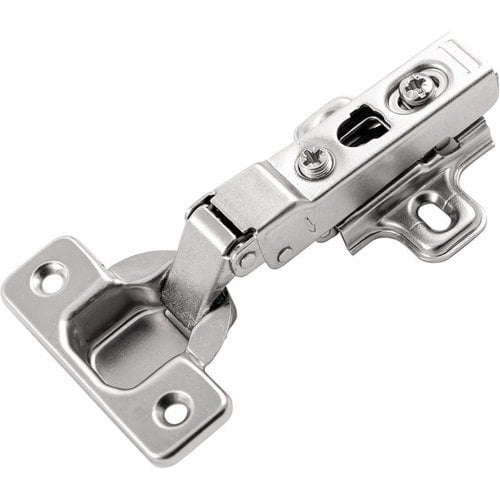 Concealed Polished Nickel Half Overlay 105° Opening Frameless Hinge Concealed Polished Nickel Half Overlay 105° Opening Frameless Hinge
