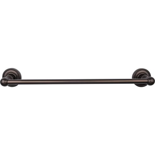 Top Knobs ED6ORBF, 18 Inch Center to Center Edwardian Single Towel Bar
