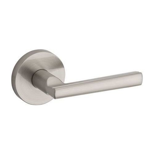 Kwikset Halifax Satin Brass Round Keyed Entry Door Handle Handle Featuring SmartKey Security - View #4