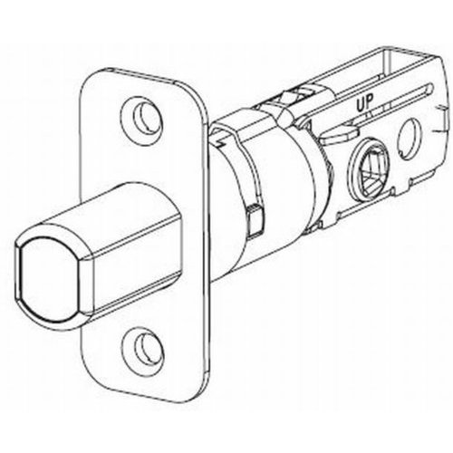 Kwikset 84513-15 UL Square Corner Adjustable Deadbolt Latch Satin Nickel Finish