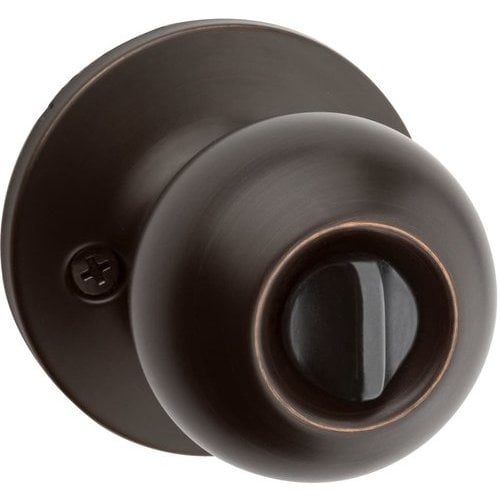 Kwikset SK3000RG11PV1, Safelock Regina Knob Privacy Lock with New