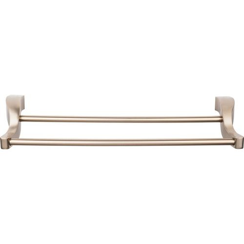 Top Knobs AQ7BB, 18 Inch Center to Center Aqua Double Towel Bar