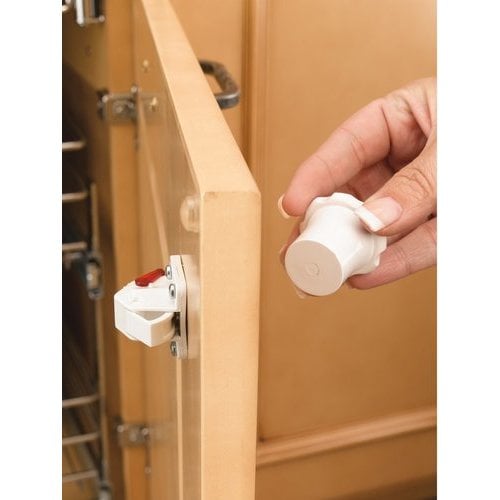 Rev-A-Shelf RAL-101-1, Magnetic Cabinet Lock Security System with