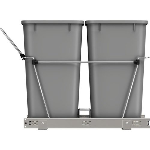 Rev-A-Shelf RV-15KD-17C S, 27 Quart Double Trash Pull-Out Waste ...