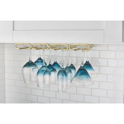 Under cabinet glass discount holder