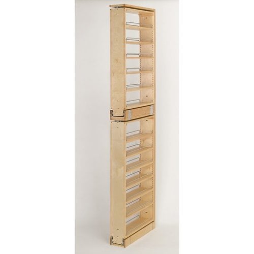 Rev-A-Shelf 5 Inch Width Tall Wood Cabinet Pullout Pantry