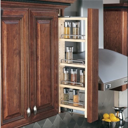 Rev-A-Shelf 432-WF-3C, 3 Inch Width Kitchen Wall Cabinet Filler Pull ...