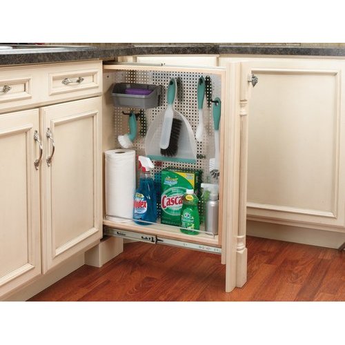 Rev-A-Shelf - 433-BF-9C - 9 Stainless Steel Base Filler Pullout