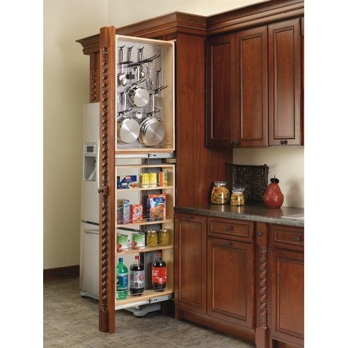 Rev-A-Shelf 3 Inch Width Wood Kitchen Wall Cabinet Filler Pull-Out