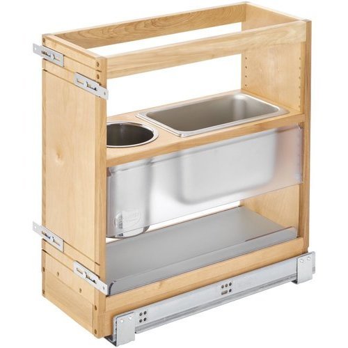 RevAShelf 445VCG20SC8, 8 Inch Width Vanity Grooming PullOut