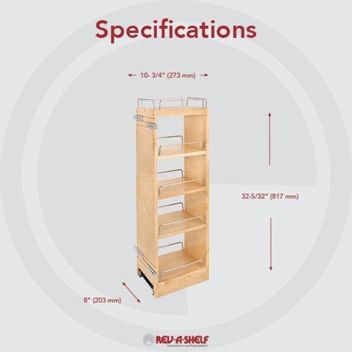 Reviews for Slide-A-Shelf Made-To-Fit Slide-Out Shelf 6 in. to 36 in. Wide,  Full-Extension, Choice of Wood Front