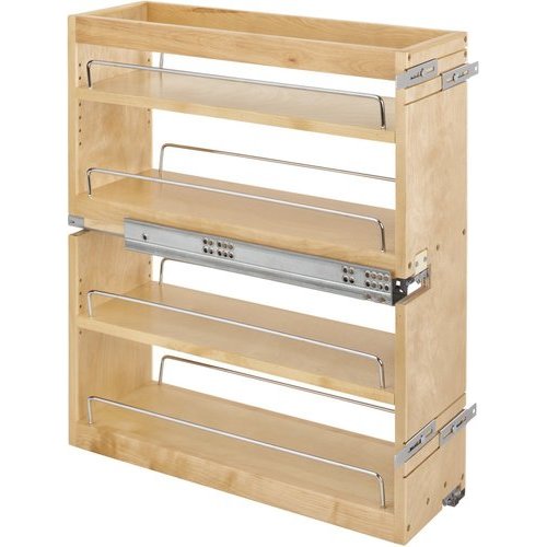 Rev-A-Shelf 7-7/8 Inch Width 2 Shelf Kitchen Cabinet Door Storage Set with  Mounting Hardware, Almond, Min. Cabinet Opening: 9W x 4-3/8D x 3-3/4H  6232-08-15-52