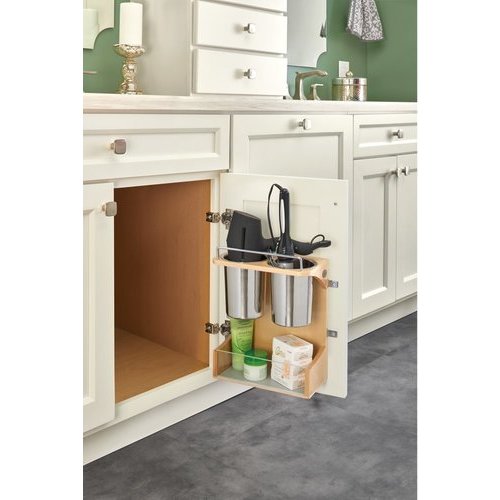 Rev-A-Shelf Vanity Outlet Grooming Organizer Pullout
